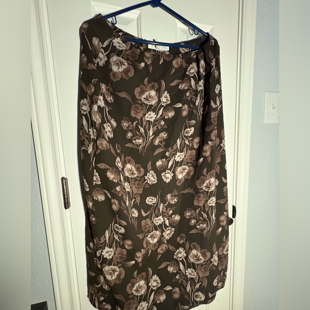 Floral Long Skirt